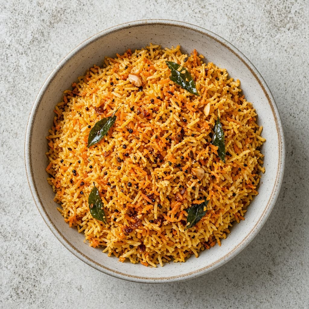 Easy Spiced Carrot Rice