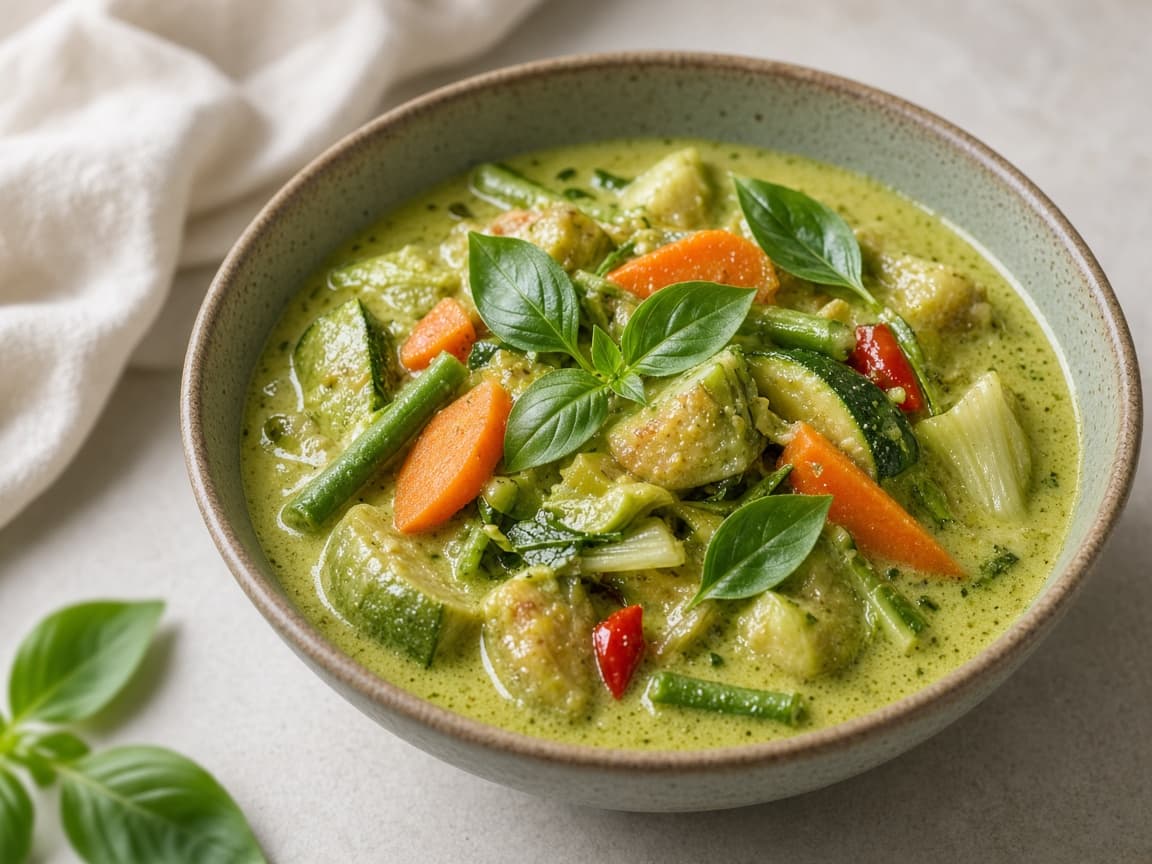 Easy Thai Green Veg Curry