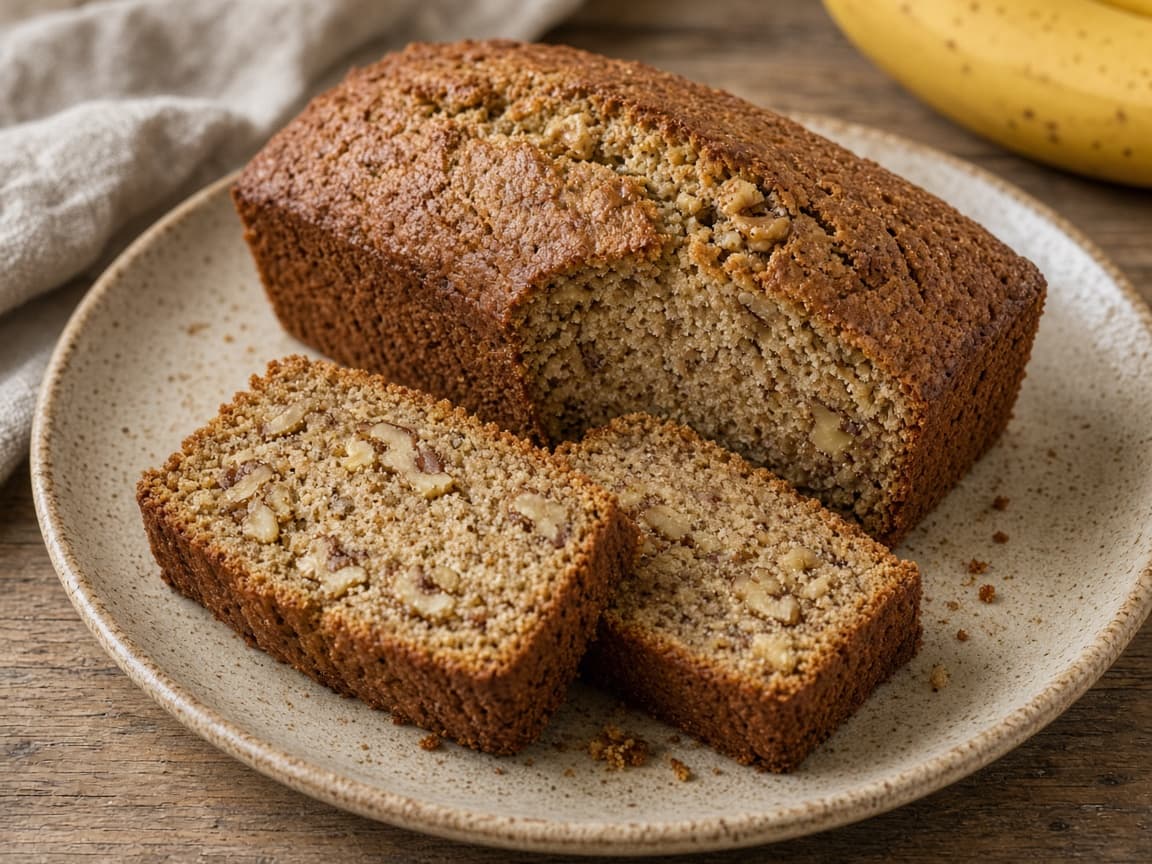 Eggless Banana Whole Wheat Cake