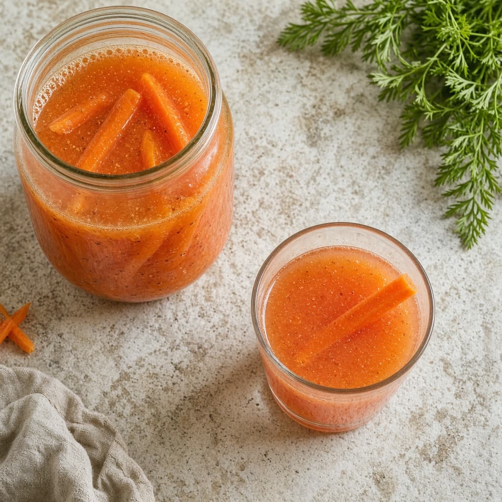 Fermented Carrot Mustard Kanji