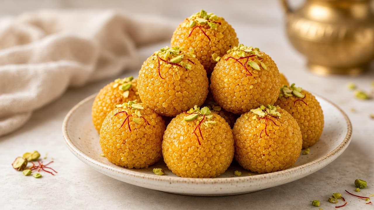 Festive Boondi Ladoo