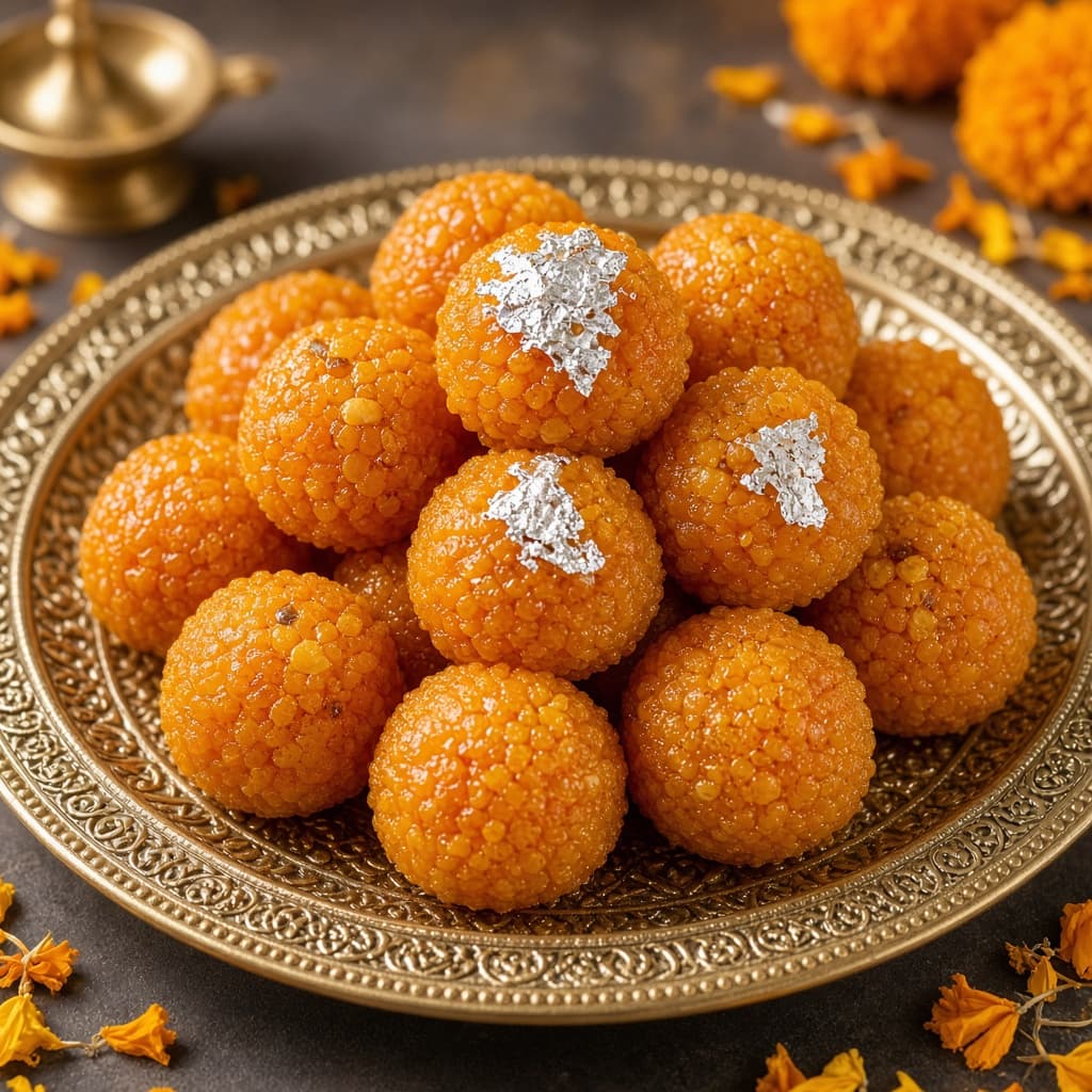 Festive Motichoor Boondi Ladoo