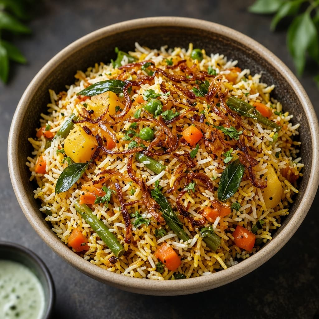 Fragrant Kerala Veg Biryani