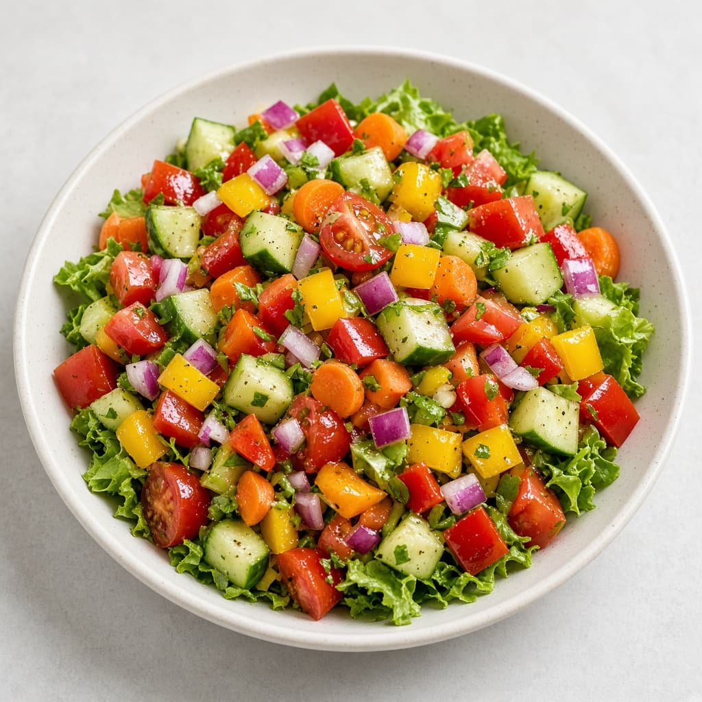Fresh Everyday Chopped Veggie Salad