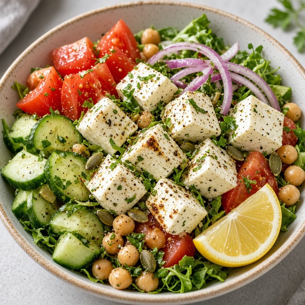 Fresh Paneer Veggie Salad Bowl