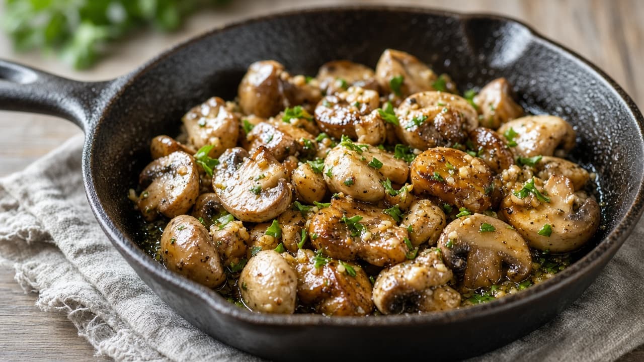 Garlic Butter Mushroom Skillet