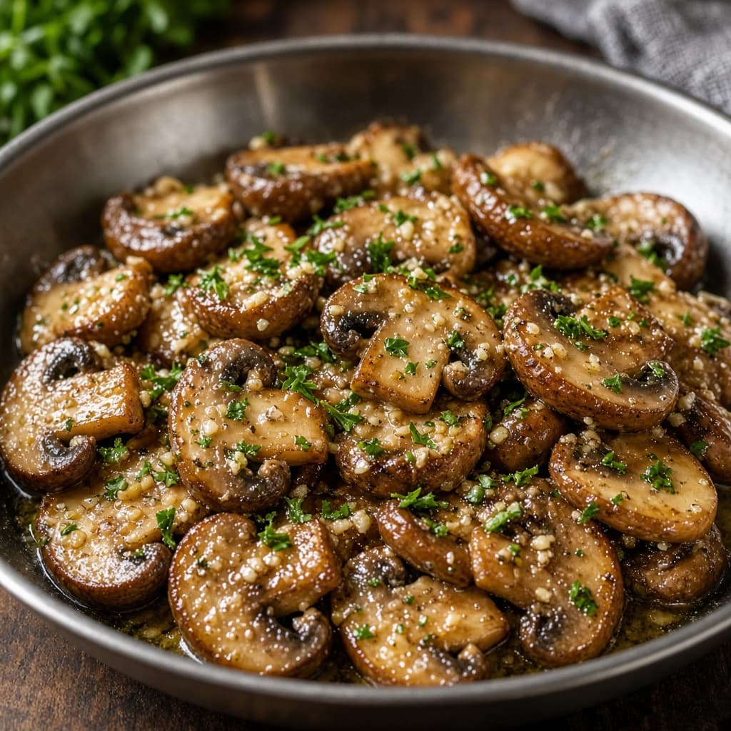 Garlic Butter Sauteed Mushrooms