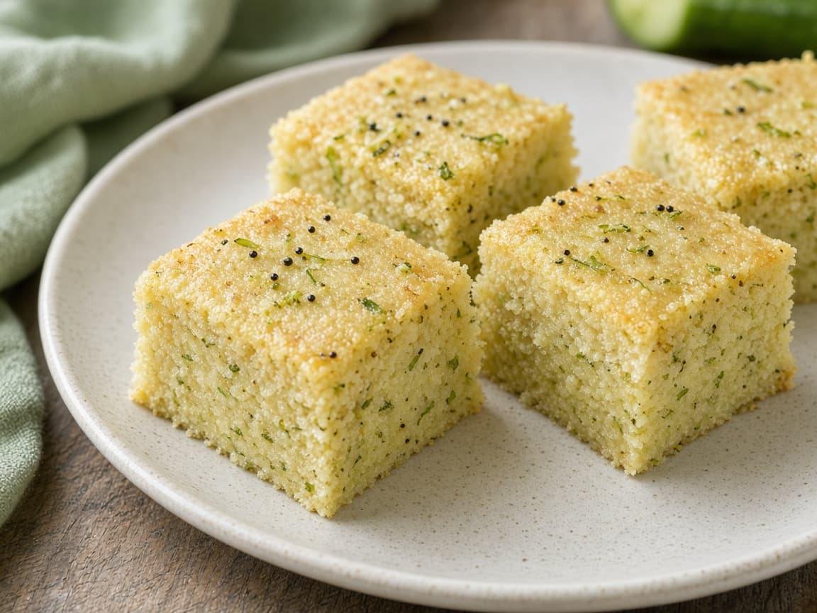 Goan Cucumber Dhondas (Steamed)