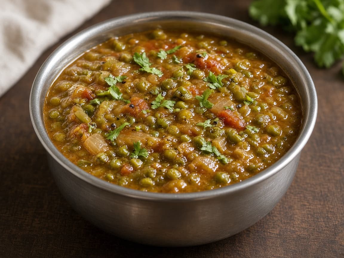 Green Moong Dal Curry