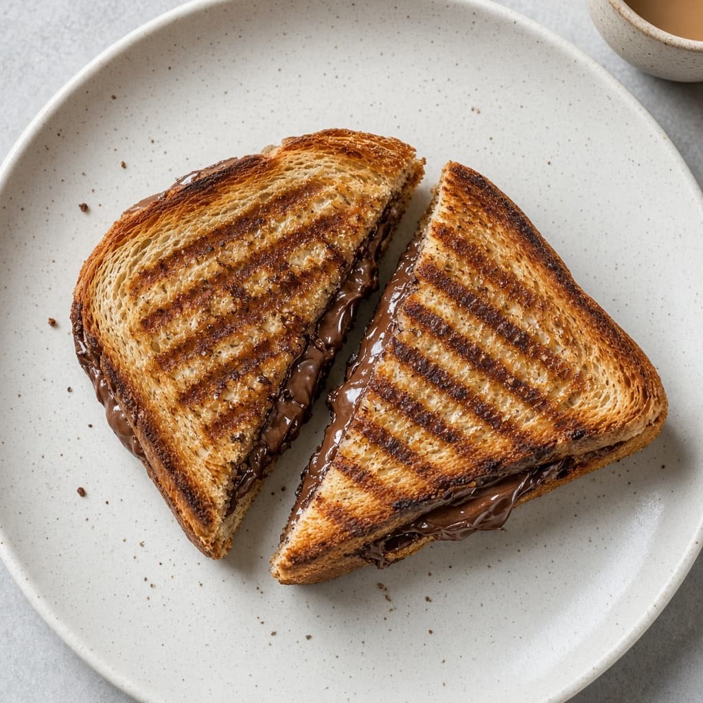 Grilled Chocolate Sandwich Toast
