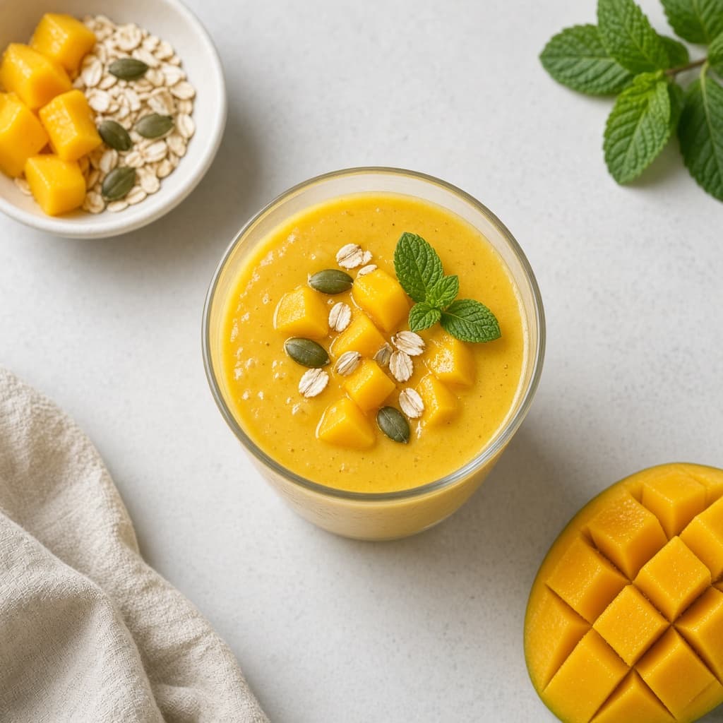 Healthy 5-Way Mango Smoothie
