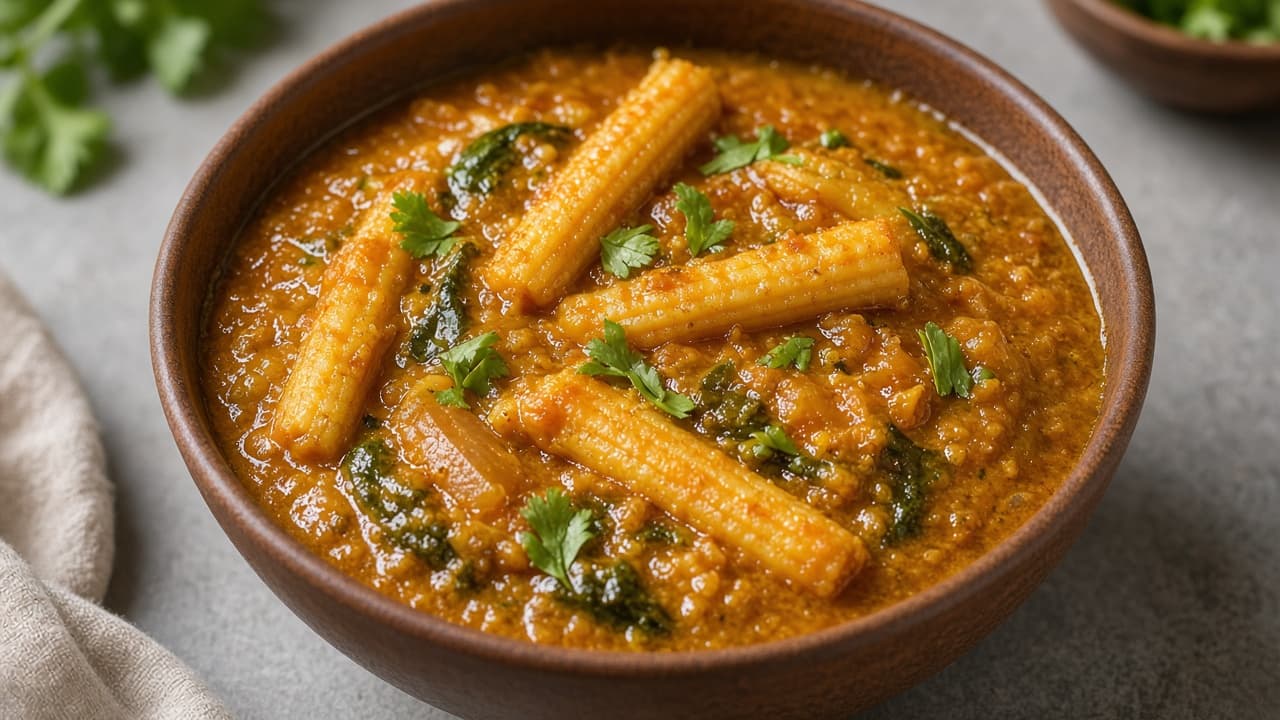 Home Style Baby Corn Masala