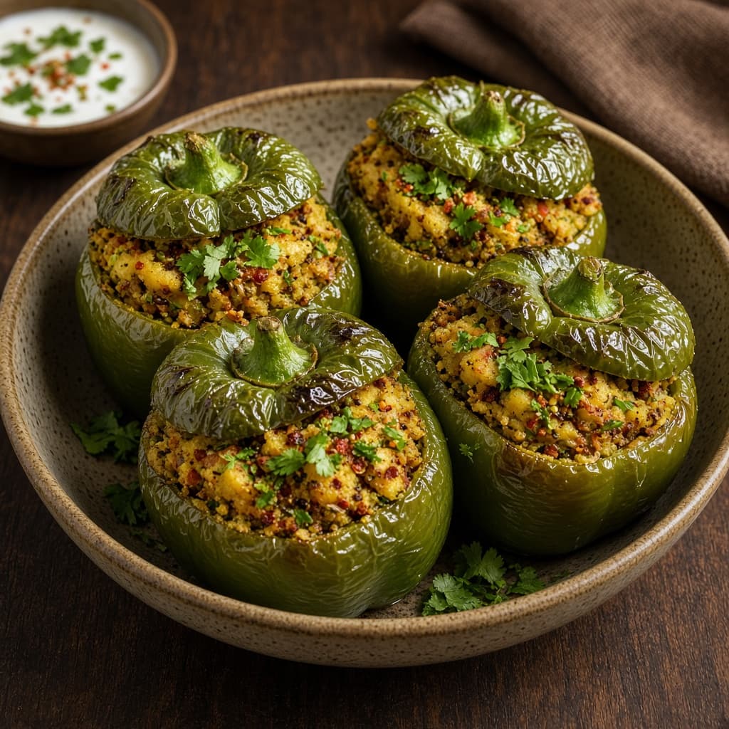 Home Style Bharwan Shimla Mirch