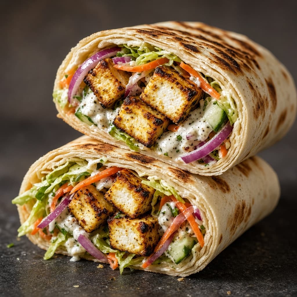 Home Style Paneer Shawarma Wrap