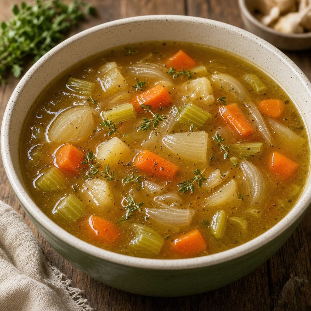 Homemade Aromatic Vegetable Stock