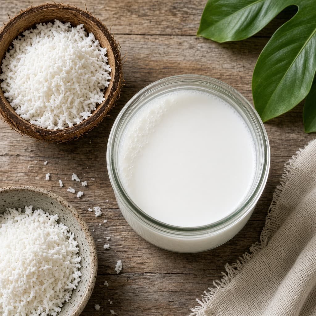 Homemade Fresh Coconut Milk