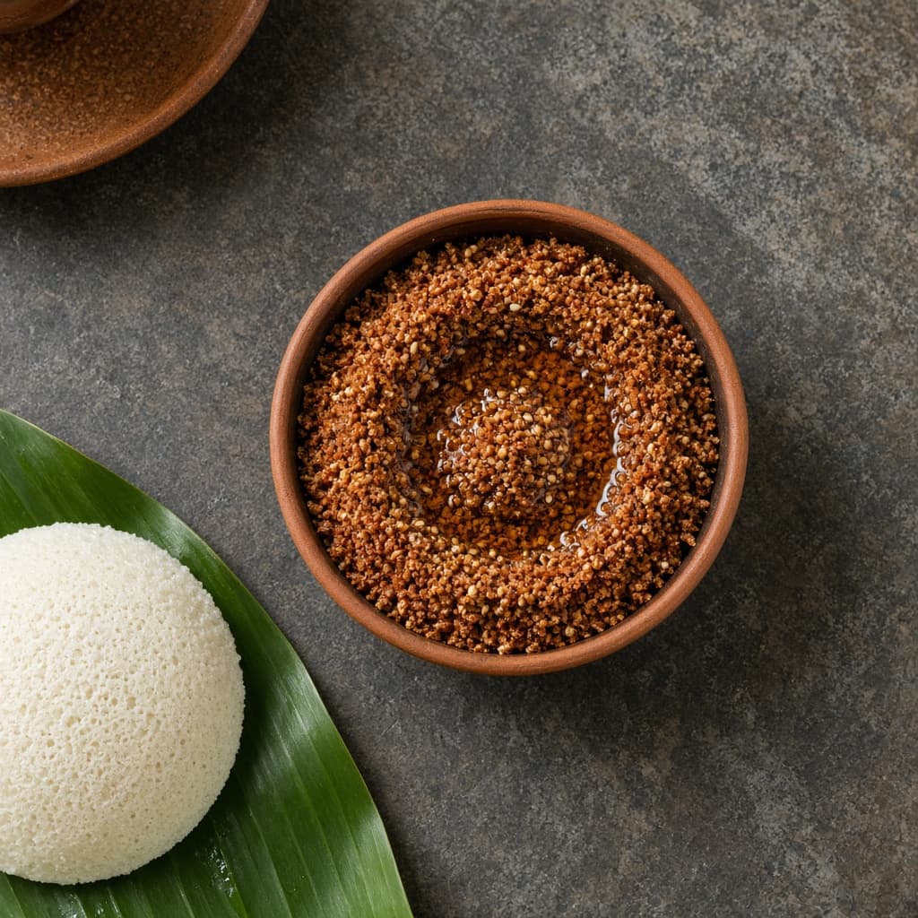 Homemade Idli Milagai Podi