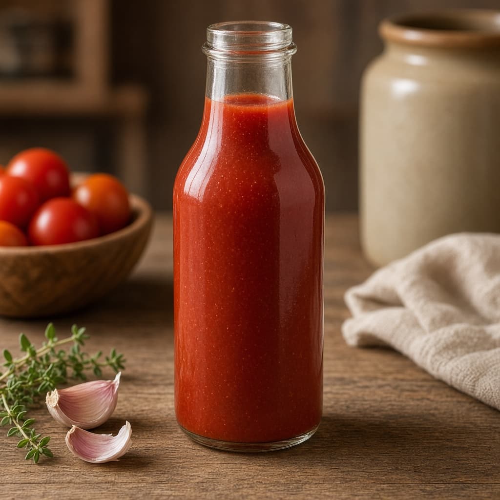 Homemade Low-Sugar Tomato Ketchup