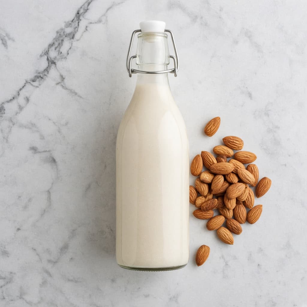 Homemade Unsweetened Almond Milk