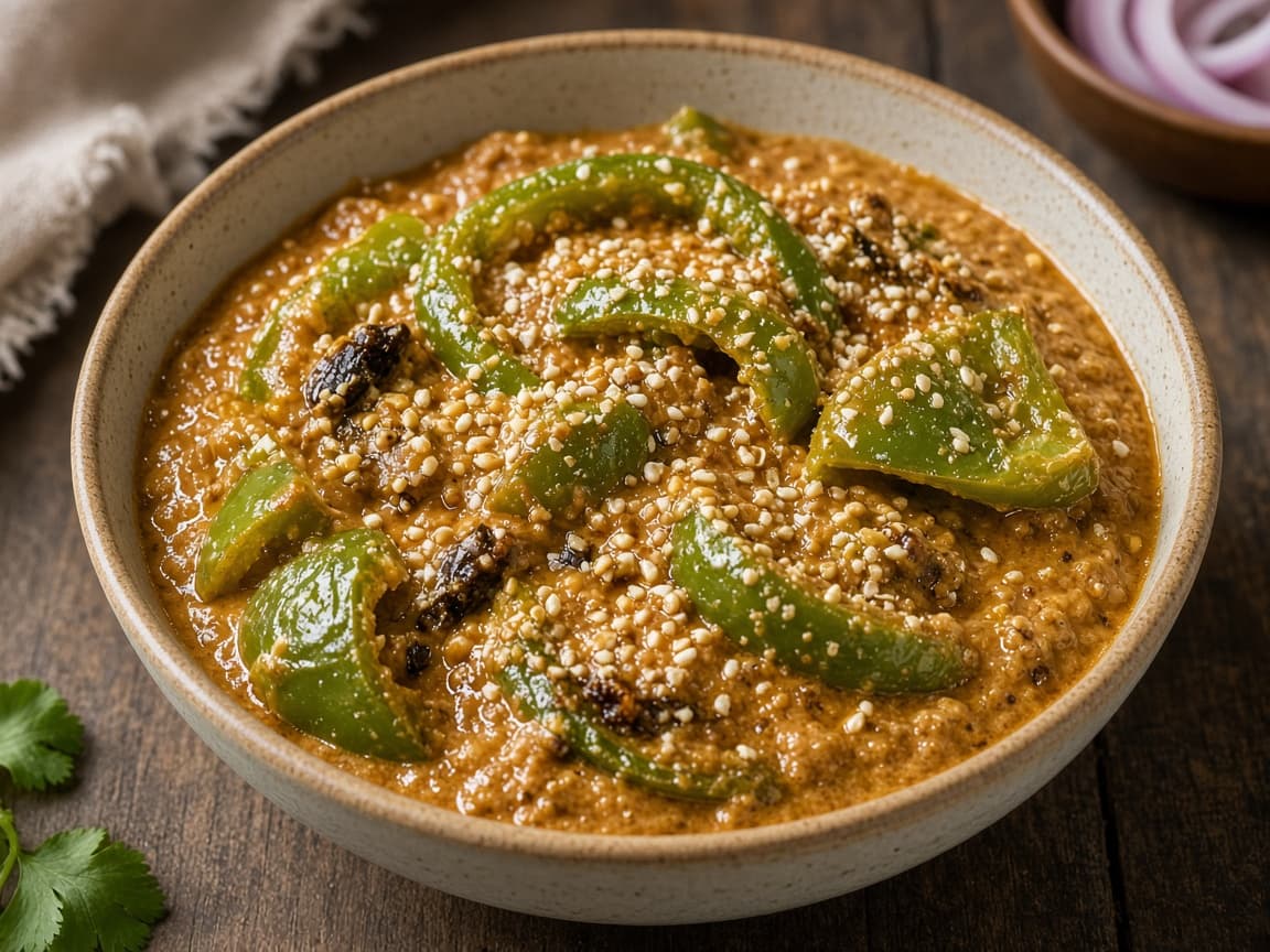 Hyderabadi Capsicum Masala Curry