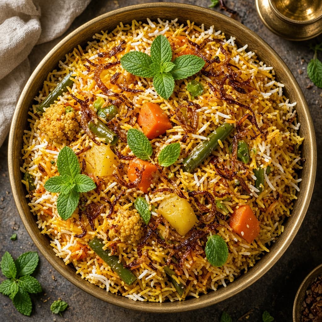 Hyderabadi Veg Dum Biryani Home