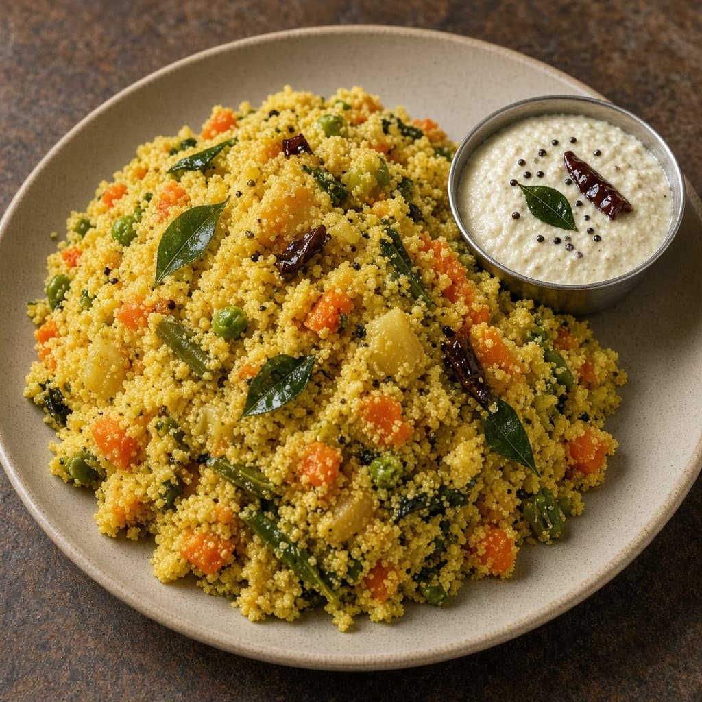 Karnataka Khara Bath Rava Upma