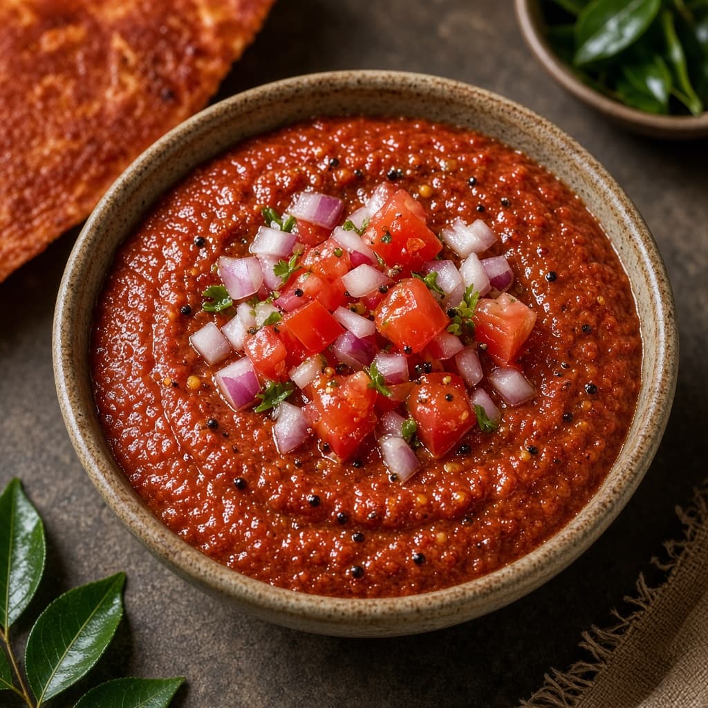 Karnataka Red Dosa Chutney