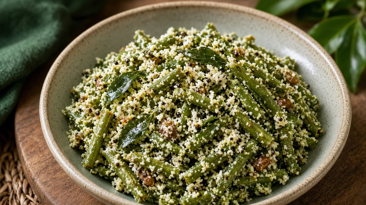 Kerala Beans Thoran