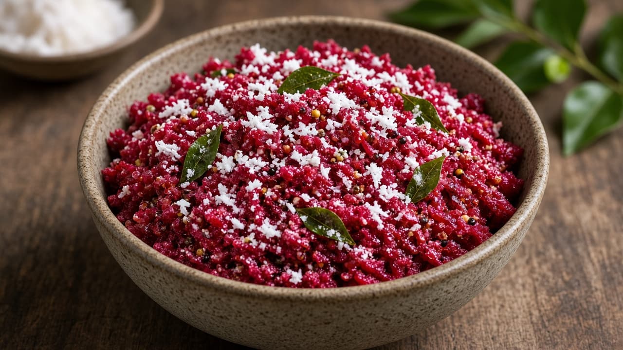 Kerala Beetroot Thoran
