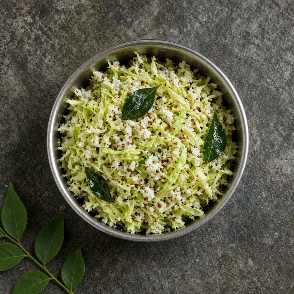 Kerala Cabbage Thoran