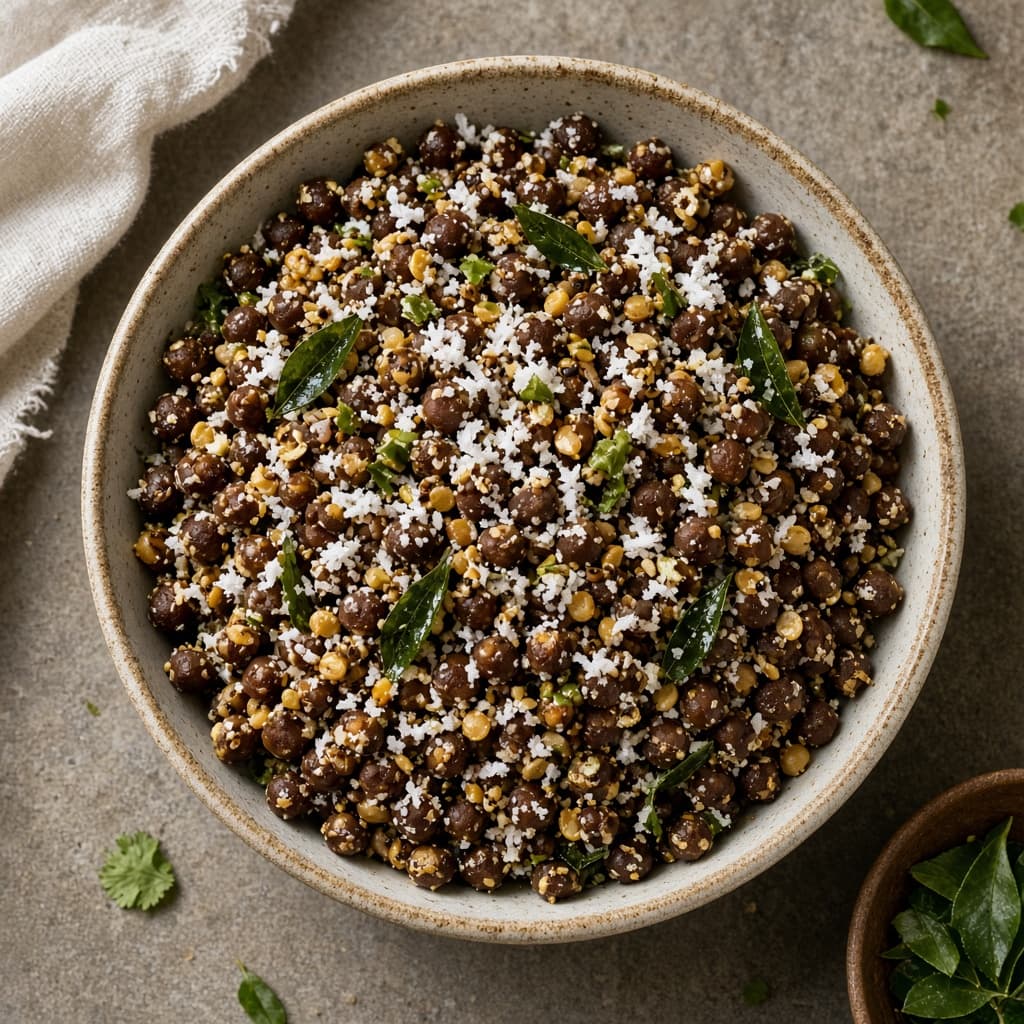 Kondakadalai Black Chana Sundal