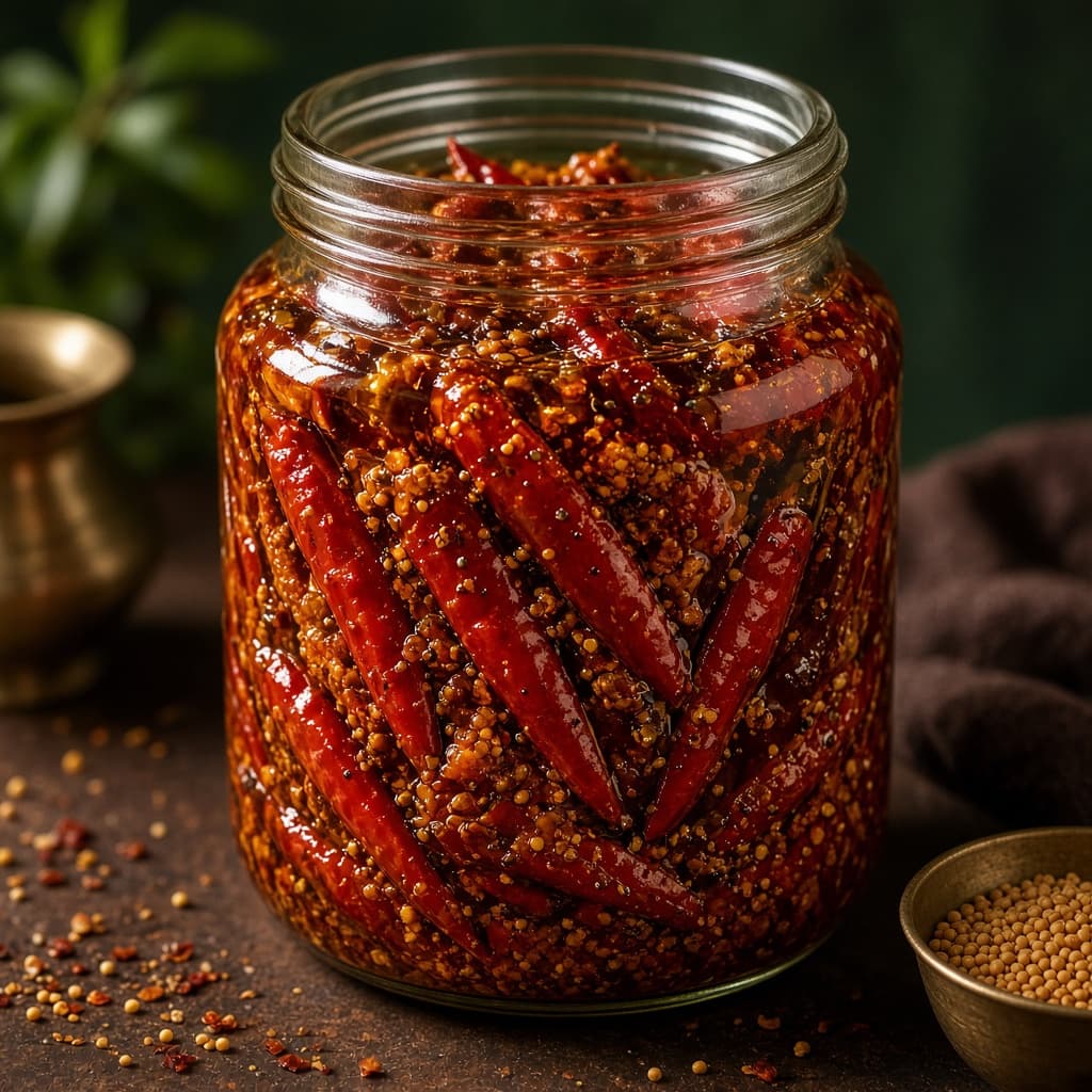 Lal Mirch Mustard Oil Pickle