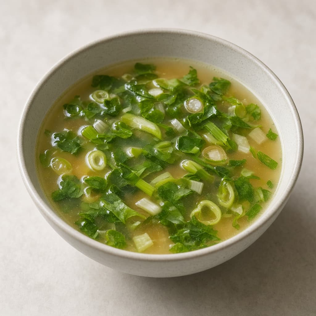 Light Clear Spring Onion Soup