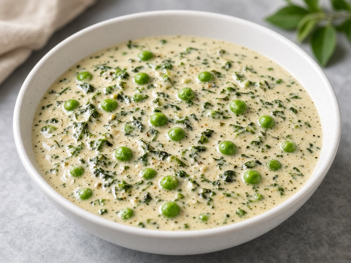 Light Methi Matar Cashew Malai