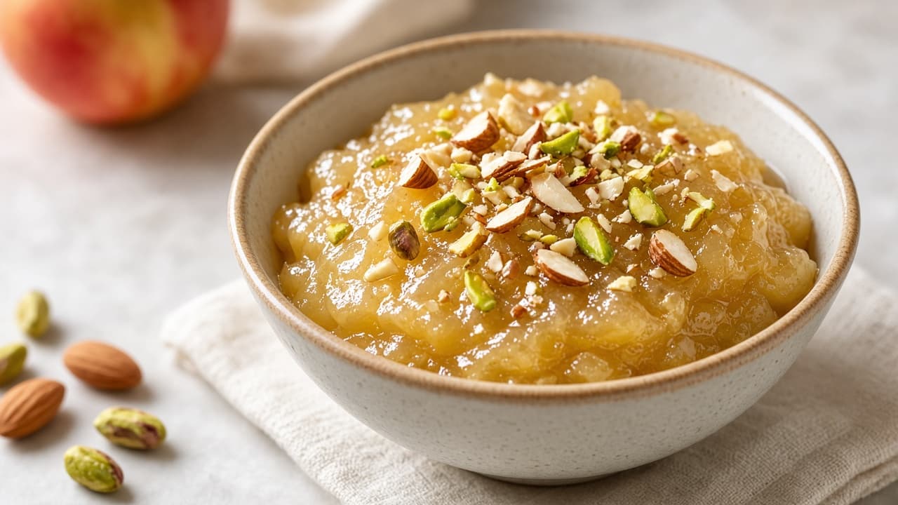 Lighter Apple Halwa