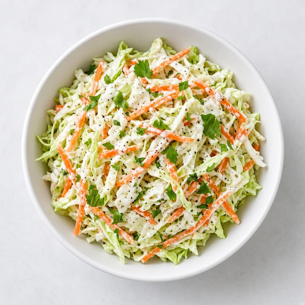 Lighter Cabbage Coleslaw