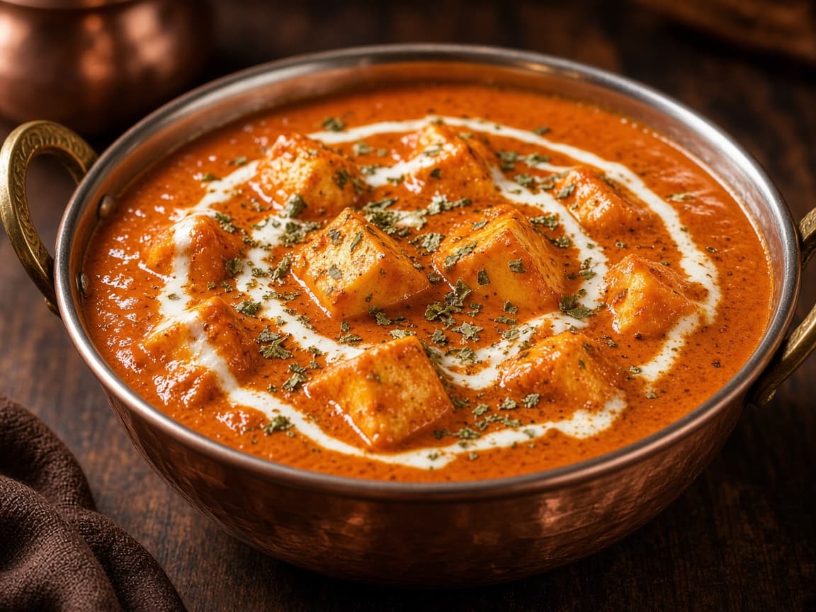 Lighter Paneer Makhanwala