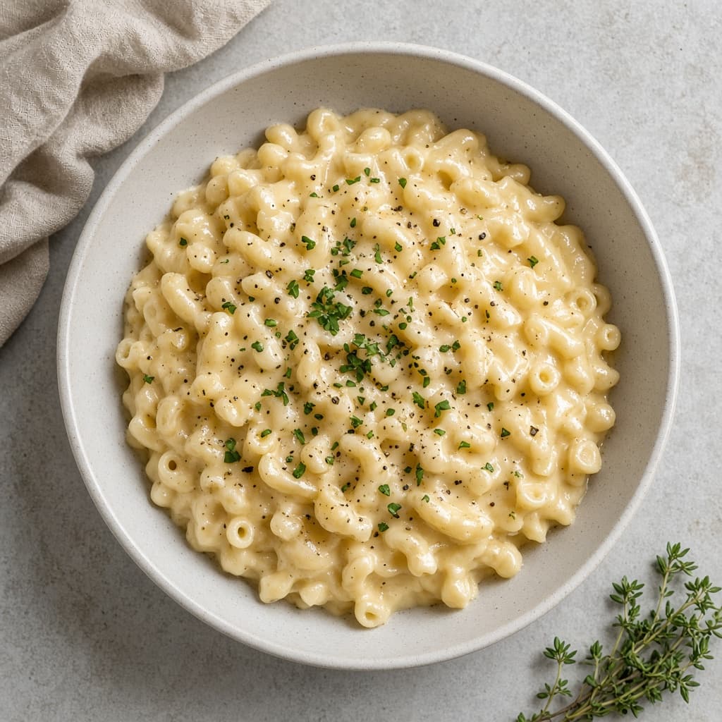 Lighter Stovetop Mac And Cheese