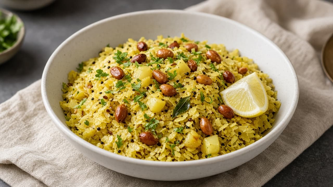 Maharashtrian Batata Poha