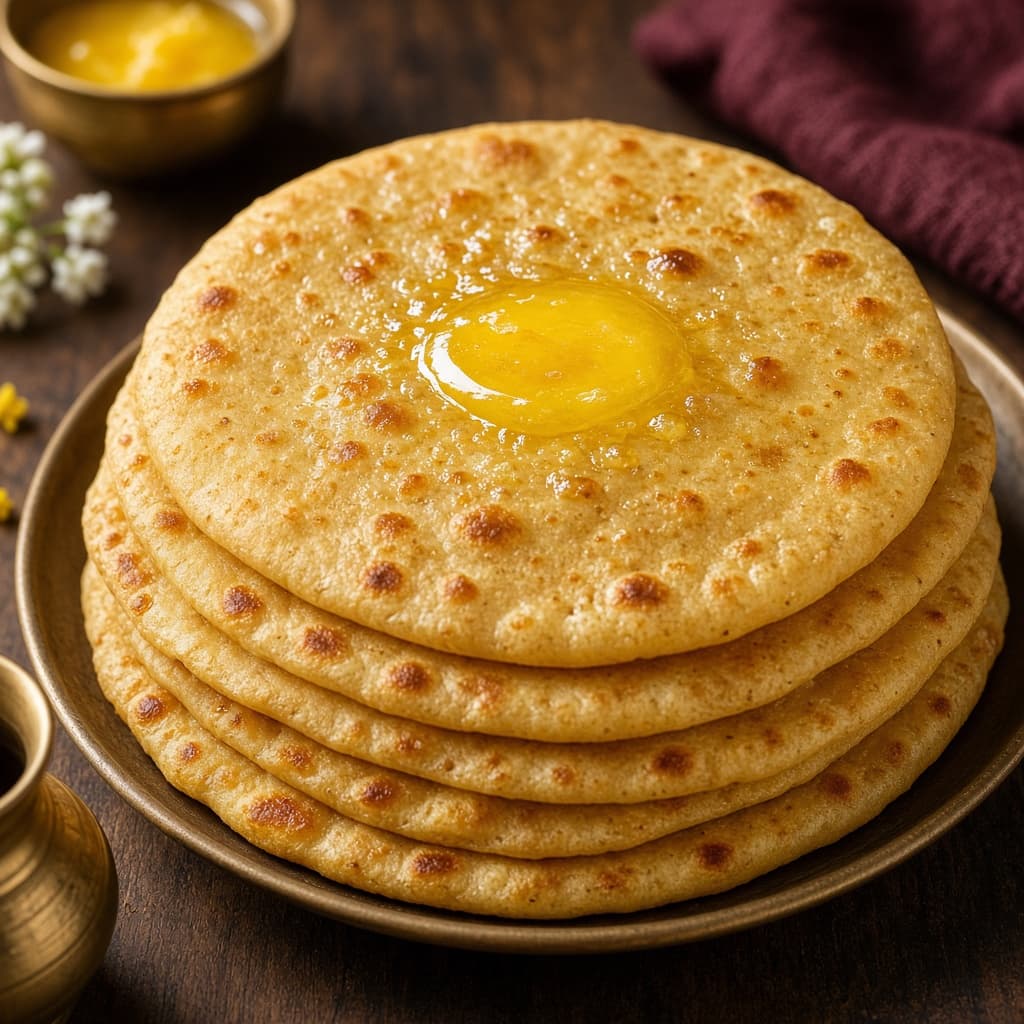Maharashtrian Jaggery Puran Poli