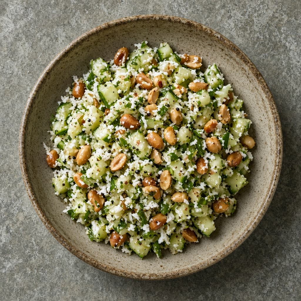 Maharashtrian Khamang Kakdi Salad