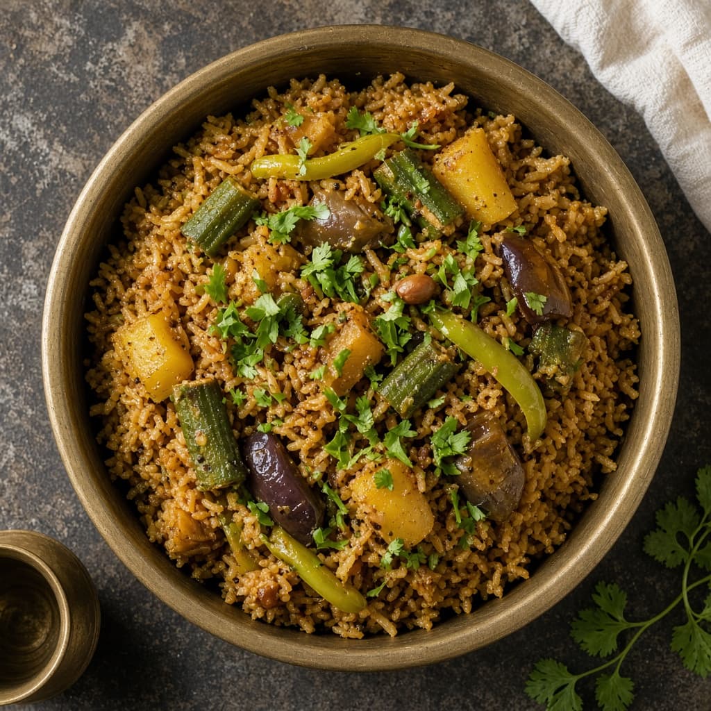Maharashtrian Masale Bhat Rice