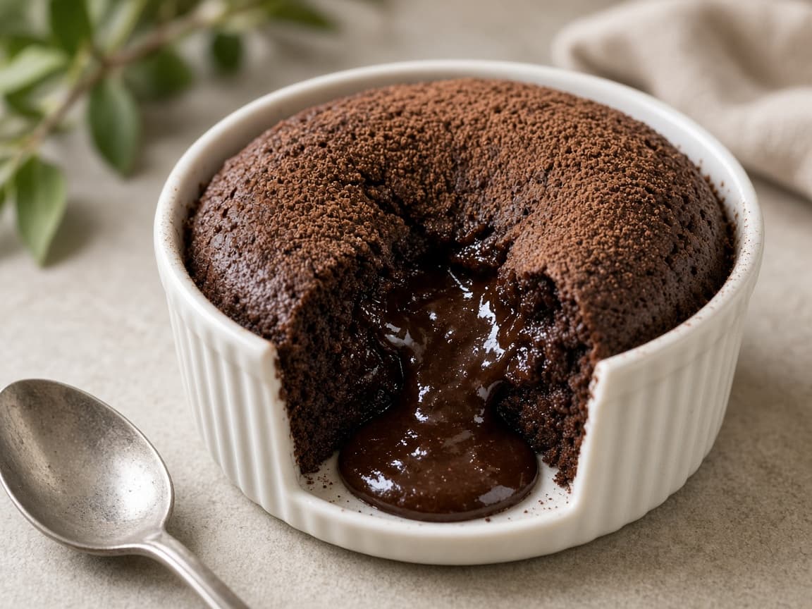 Molten Eggless Choco Lava Cups