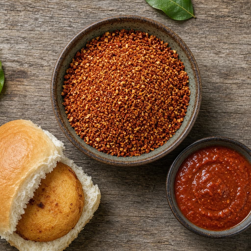 Mumbai Vada Pav Dry Garlic Chutney