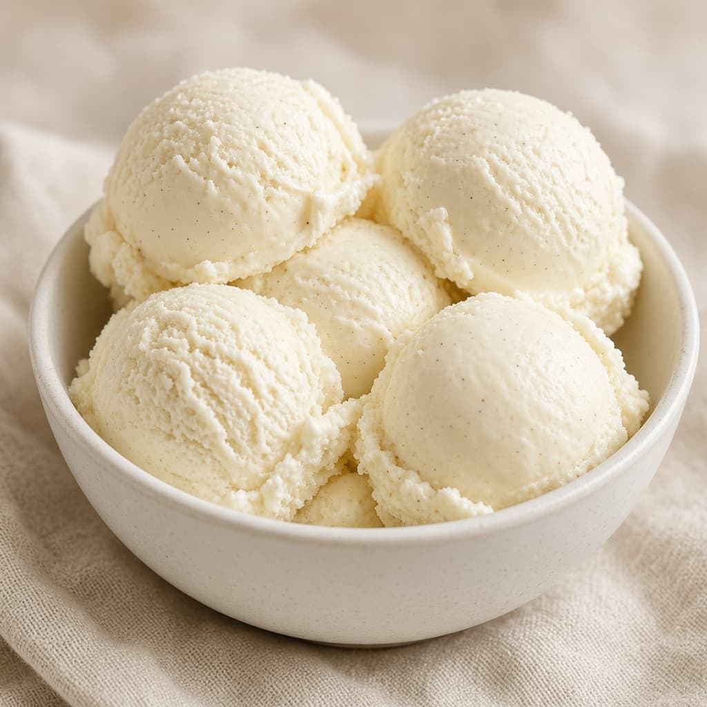 No-Churn Creamy Vanilla Ice Cream