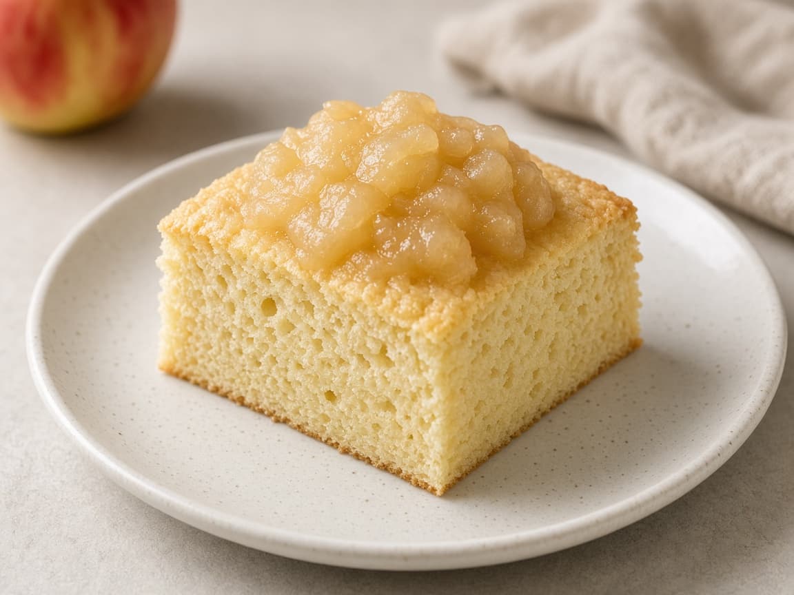 One-Bowl Applesauce Sponge Cake