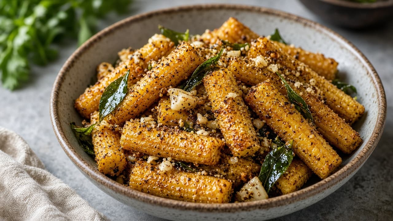Pepper Baby Corn Fry