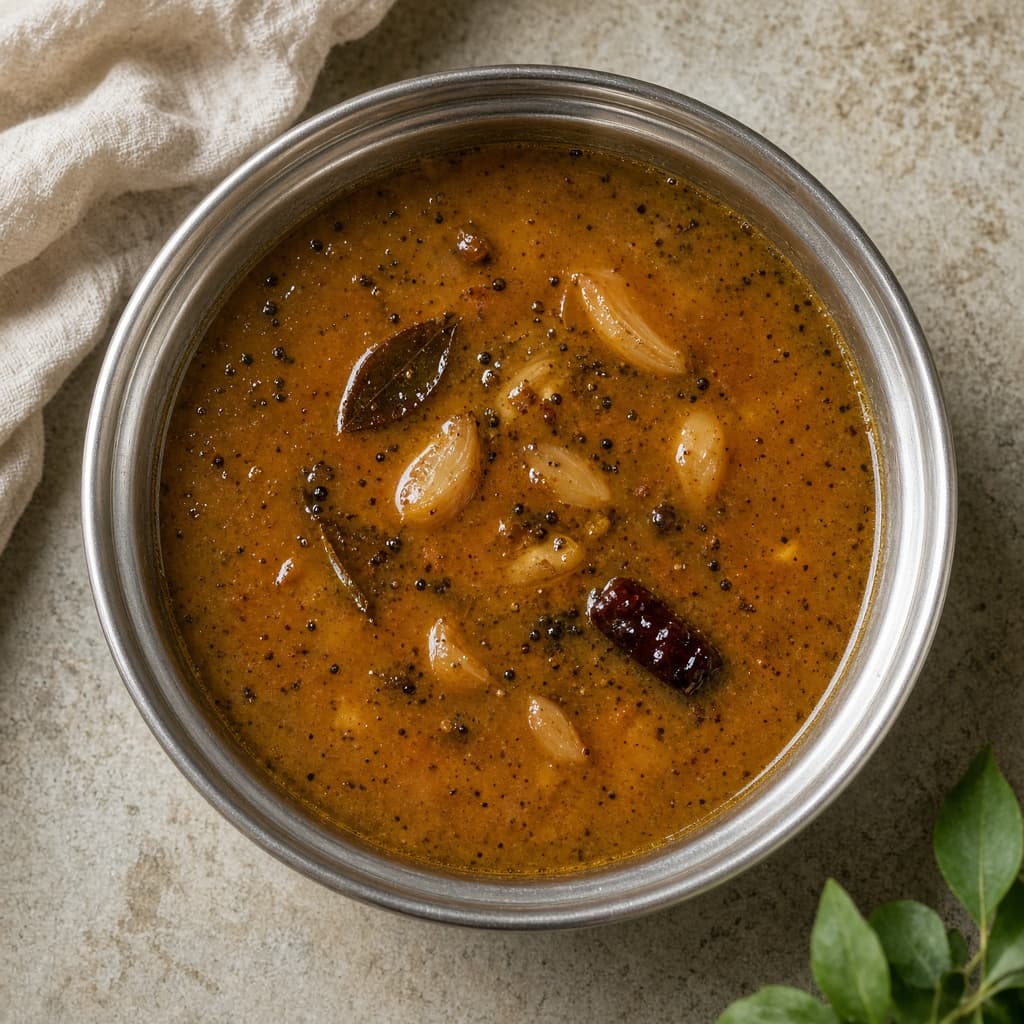 Poondu Garlic Rasam