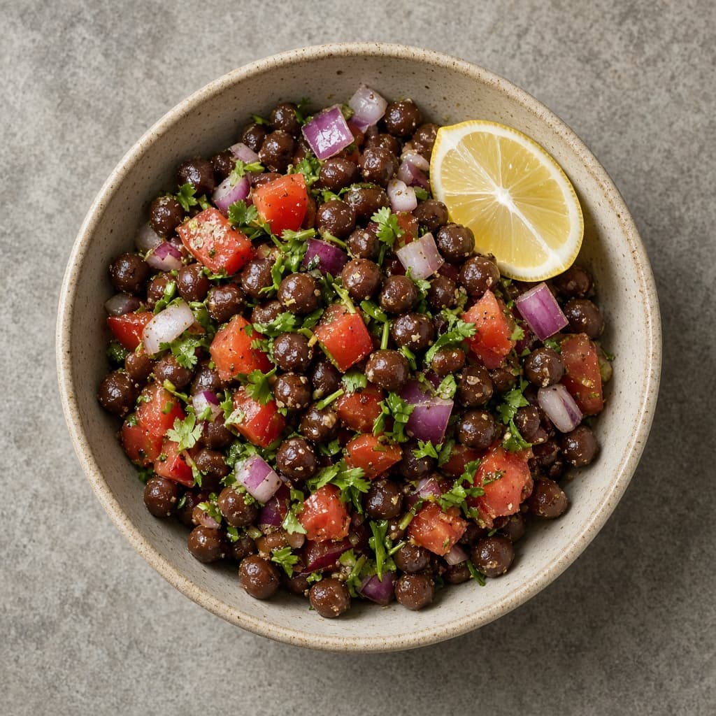 Protein Kala Chana Chaat Bowl