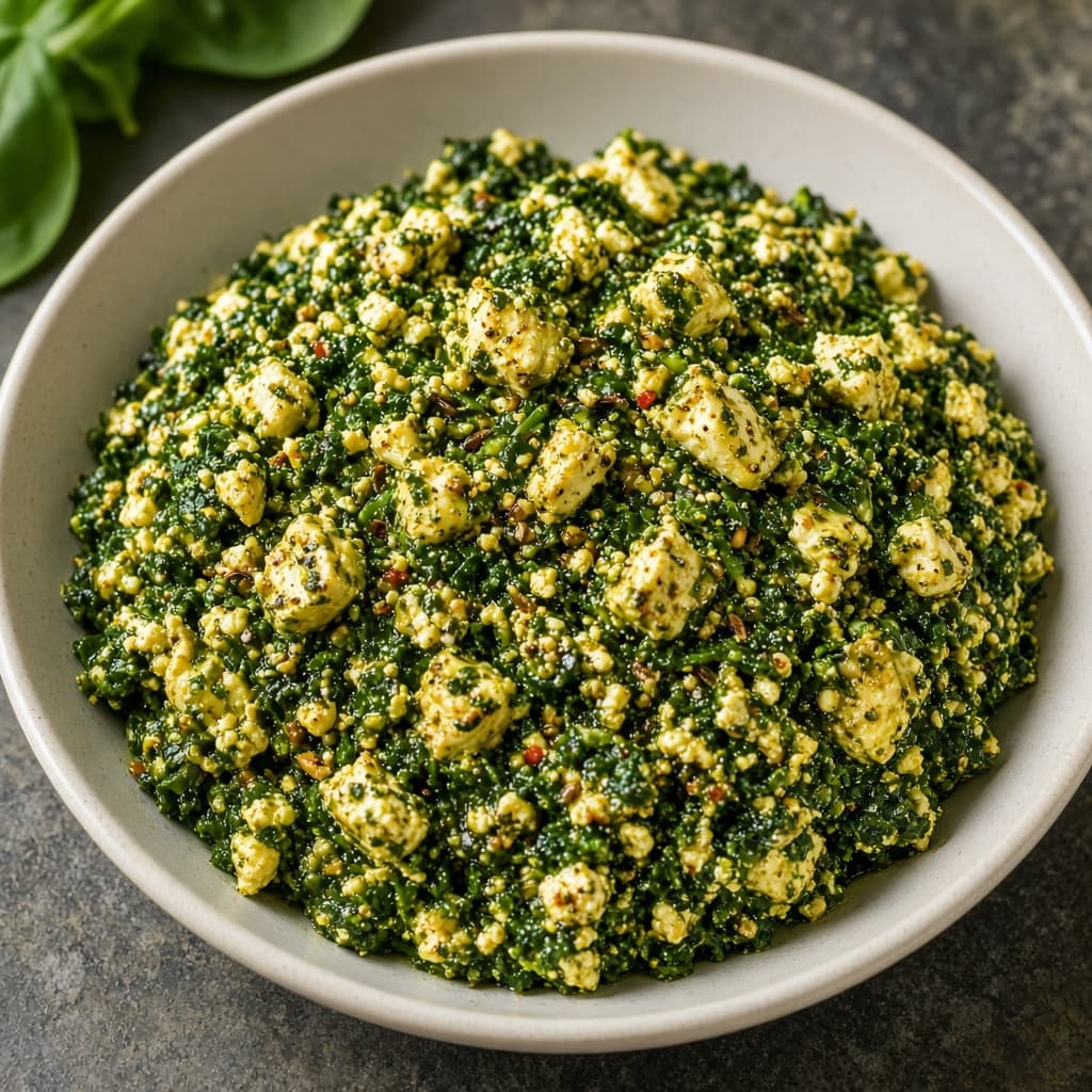 Protein Palak Paneer Bhurji
